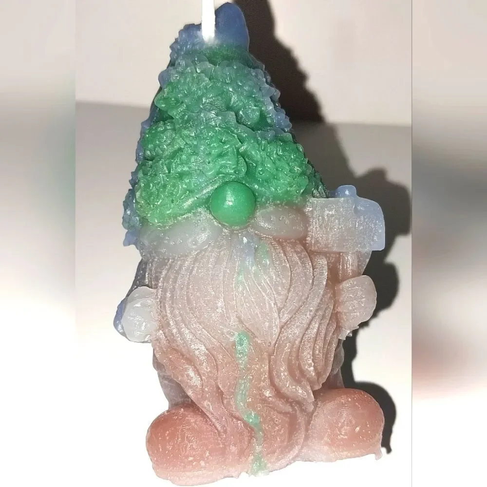 Hand crafted limited edition Gnome candle